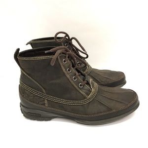 Cole Haan Nike Air Leather Duck Boots Size 9.5